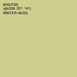 #D0CF8D - Winter Hazel Color Image